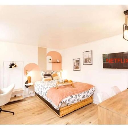 Charmant Studio Lumineux Calme Asnières Kültér fotó